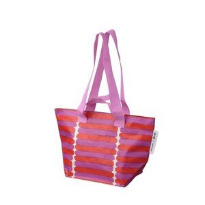 Ikea x Marimekko BASTUA Shopping Lunch Bag Pink Dual Handles